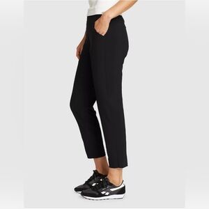 NWT Eddie Bauer Traveler / Departure Ankle Pants Black XL